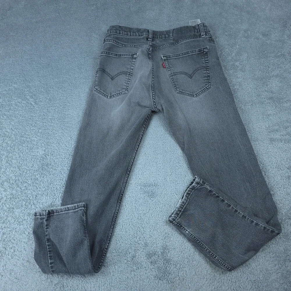 Levis 505 Jeans Mens 30x31 Gray Medium Wash Regular Fit Straight Leg Tag 32x32